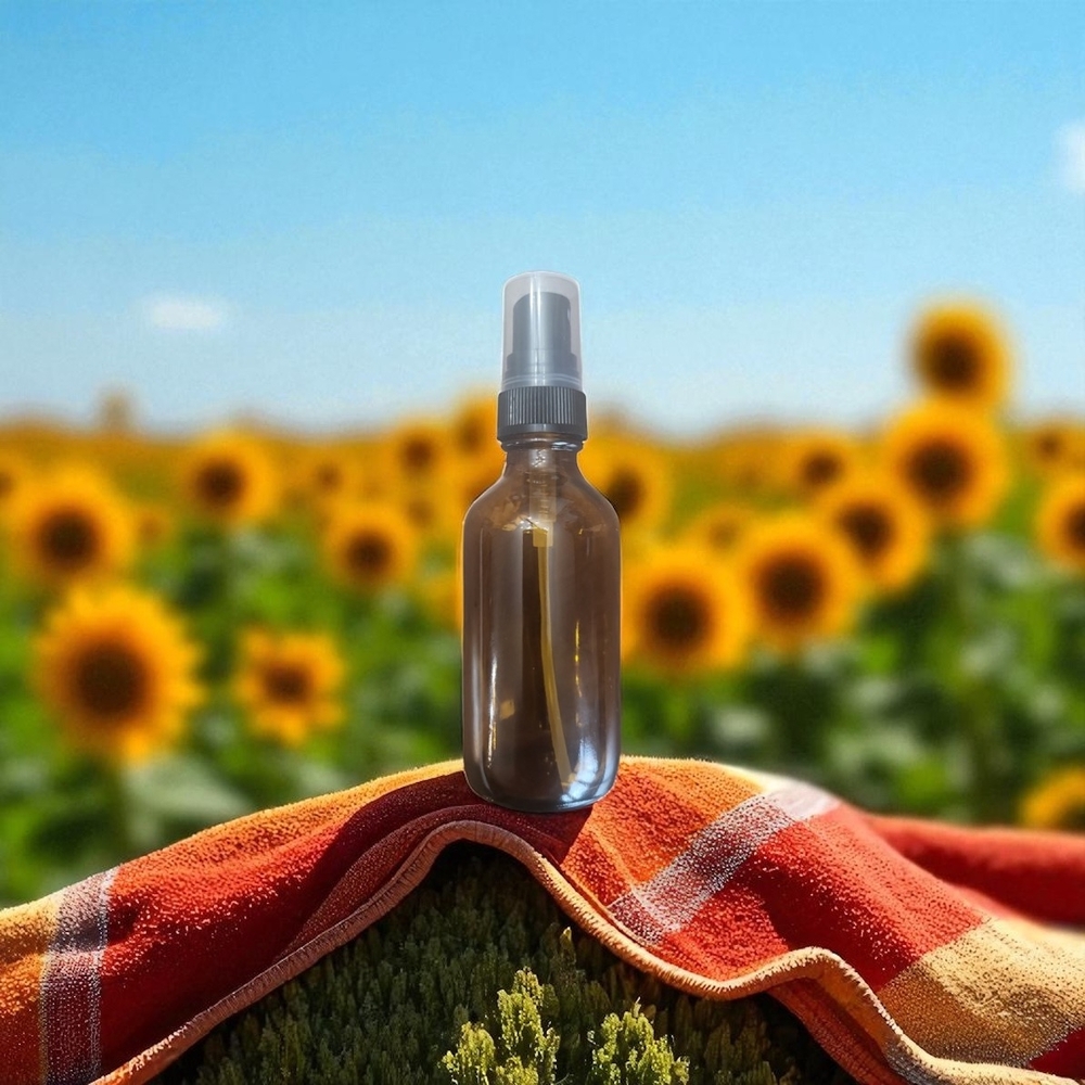 Sunflower Shimmer Dry Body Oil Luxury Hydrating Skin Nutrition Orchid & Vine
